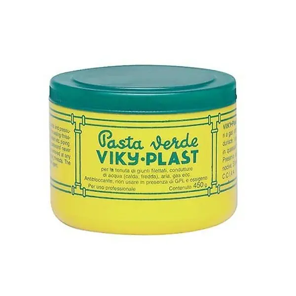Pasta verde Viky Plast montaggio rubinetti idraulica gr 450 Express Levering