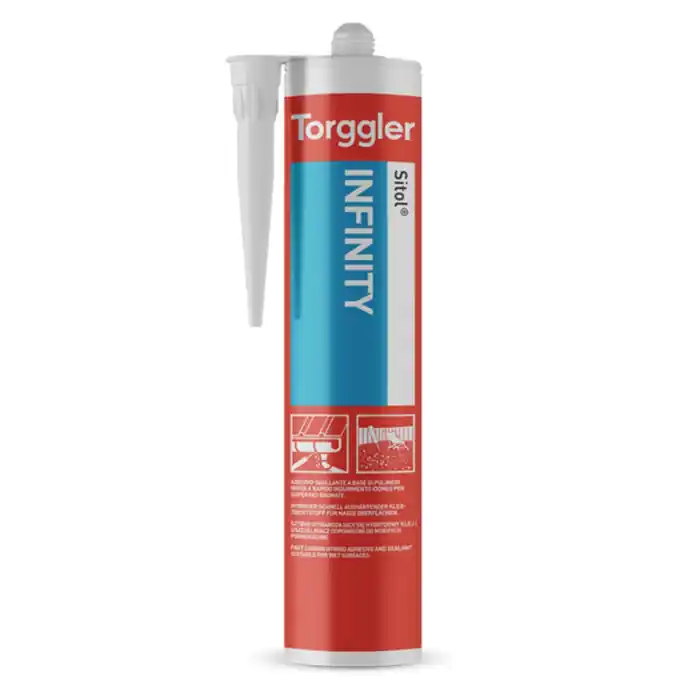 Actieprijs Adesivo sigillante per applicazioni in ambienti alimentari Torggler SITOL INFINITY bianco 290ml