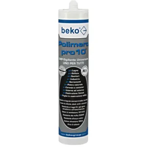 Sigillante universale Beko Polimero PRO 10 SMP trasparente 310ml r r
SMP-Sigillante Universale r
UNO PER TUTTI, sigillante versatile, adatto per interni ed esterni, per giunti di dilatazione e collegamento, adatto a tutti i comuni giunti di costruzione, adatto per il settore sanitario, costruzione di edifici secondo 18540-F, EN 15651-1; F-EXT-INT 25 LM /ISO 11600, compatibile con pietra naturale /nessun scolorimento delle zone marginali, EMICODE EC 1 Plus – a bassissima emissione, resistente ai raggi UV, agli agenti atmosferici e all‘invecchiamento, esente da silicone, alcali, acidi e isocianati, resistente alle muffe /idoneo in camere bianche ISO 846, privo di solventi, resistente all‘acqua salata. r r
Vantaggi di utilizzo r
Ottimamente levigabile, facile da modellare, "Bagnato su bagnato“ verniciabile (vedi indicazioni), tempo di lavorazione ottimale (30 min.), permanentemente incollato solo dopo il completo indurimento, ottima resistenza a solventi alifatici, idrocarburi, chetoni, esteri, alcoli, acidi minerali diluiti e alcali. r r
Campi di applicazione r
Nel settore alimentare, pietra naturale /nessun scolorimento delle zone marginali, sigillatura di impianti di condizionamento /VDI 6022, per giunti ad alto assorbimento del movimento, sigillatura di giunti di collegamento di porte e finestre, ottima adesione a tutti i supporti, come ad es. alluminio, vetro, ceramica smaltata, legno laccato /smaltato, cemento, gesso, metalli rivestiti e laccati, ecc. r r
Dati tecnici r r r Indurimento definitivo 2 a 3 mm al giorno r Base SMP Polimero ibrido monocomponente r Allungamento a rottura ca. 500% (secondo DIN EN ISO 527-2) r Densità 1,4 ± 0,02 g /cm³ r Tempo di formazione della pellicola ca. 30 min. r Conservazione 18 mesi (non aperto) da +5° C a +30° C r Durezza Shore A 25 ± 5 r Temperatura resistente da -40° C a +90° C r Lavorabile da 0° C a +45° C r Carico di rottura 1 N /mm² r r
", "sku" "09781184", "brand" { "@type" "Thing", "name" "BEKO" }, "offers" { "@type" "Offer", "priceCurrency" "EUR", "price" "9.80", "itemCondition" "http //schema.org/NewCondition", "availability" "http //schema.org/InStock", "url" "https //www.toolshopitalia.it/shop/siliconi-sigillanti-e-isolanti/sigillante-universale-beko-polimero-pro-10-smp-trasparente-310ml", "seller" { "@type" "Organization", "name" "ToolShop Italia - Ferramenta Online" } }
} Direct Verzonden