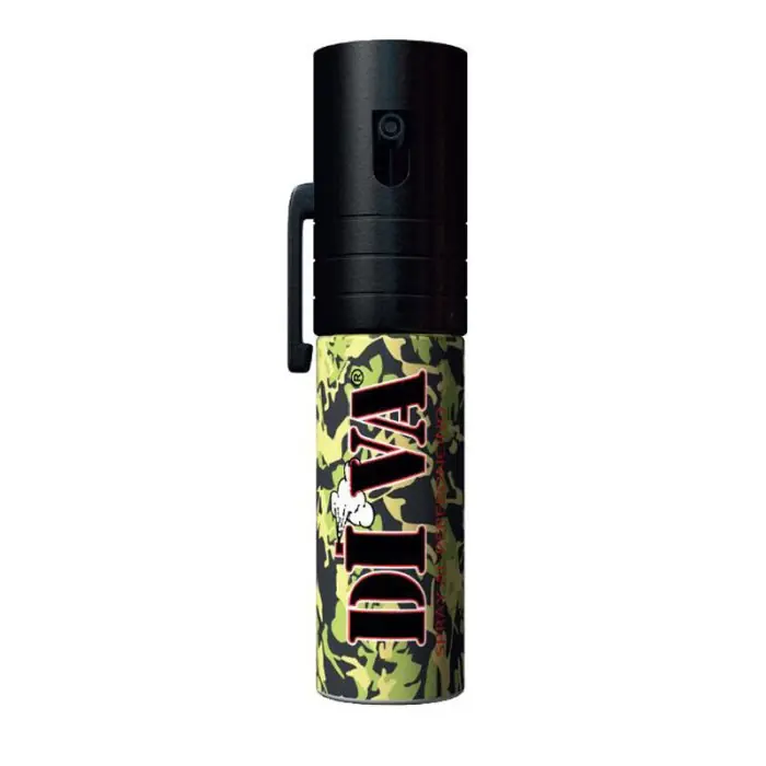 Spray al peperoncino DIVA BASE CAMO 15ml (5 spruzzi da un secondo) r r r Bomboletta da 15 ml. per la difesa personale r Libera vendita maggiori di 18 anni. r Getto spray nebulizzato 2m r Grado di piccantezza SCOVILLE 800.000 r r r
La legalità prima di tutto r r r Conforme al decreto legge 12 Maggio 2011 N°103 r Gazzetta ufficiale n° 157 del 08.07.2011 r Tessera di garanzia r Ministero dell‘interno decreto 12 maggio 2011, n. 103 r r r
Regolamento concernente la definizione delle caratteristiche tecniche degli strumenti di autodifesa che nebulizzano un principio attivo naturale a base di Oleoresin Capsicum e che non abbiano attitudine a recare offesa alla persona, in attuazione dell’articolo 3, comma 32, della legge n. 94 /2009. (11G0142) Gazzetta Ufficiale n. 157 del 08.07.2011 r
", "sku" "09723313", "brand" { "@type" "Thing", "name" "DEFENCE SYSTEM" }, "aggregateRating" { "@type" "AggregateRating", "ratingValue" "5.00", "reviewCount" "2" }, "offers" { "@type" "Offer", "priceCurrency" "EUR", "price" "9.85", "itemCondition" "http //schema.org/NewCondition", "availability" "http //schema.org/InStock", "url" "https //www.toolshopitalia.it/shop/spray-peperoncino/spray-peperoncino-diva-base-camo-15ml", "seller" { "@type" "Organization", "name" "ToolShop Italia - Ferramenta Online" } }
} Express Levering