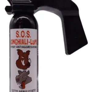 Direct Verzonden Spray potente antiaggressione al peperoncino contro attacchi di cinghiali e lupi 200ml