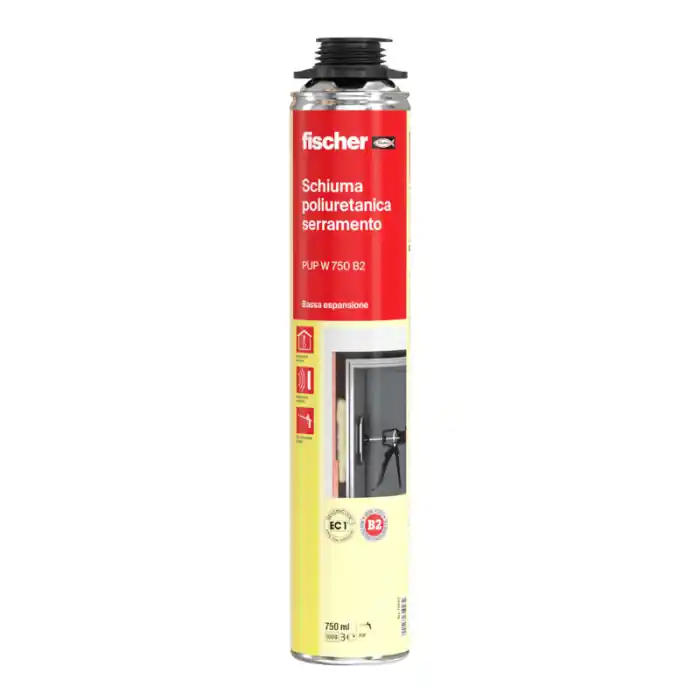 Schiuma poliuretanica Serramento Fischer PUP-W per telai di porte e finestre (uso con pistola) 750ml r r r Schiuma poliuretanica per la posa di telai di porte e finestre r Certificazione Uni 11673-1 r r r
Applicazioni r r r Montaggio e sigillatura di finestre, davanzali e accessori. r Per riempire cavità intorno a cassettoni porta avvolgibili, nonché per tutte le rifiniture all’interno di costruzioni. r Montaggio e sigillatura di basculanti. r Montaggio e sigillatura di porte. r r r
Caratteristiche r r r Ottima capacità di riempimento r Bassa post espansione r Rendimento schiuma fi no a 50 litri in espansione libera r Isolamento acustico 58 dB presso IFT Rosenheim r Monocomponente r Tixotropica r Isolamento termico 0,035 W /m*K r Temperatura necessaria per l’applicazione da +5 °C a +25 °C (temperatura ottimale a +20 °C) r Temperatura di stoccaggio bombola da +5 °C a +25 °C r Tempo formazione pelle 8 minuti (spessore di 3 cm di cordolo a +20 °C e 65% U.R.) r Tagliabile dopo circa 60 minuti (spessore di 3 cm di cordolo a +20 °C e 65% di umidità relativa) r La schiuma indurita resiste a una temperatura da -40 °C a +90 °C r Proteggere la schiuma indurita dall’esposizione continua ai raggi U.V. (ad es. mediante verniciatura) r La schiuma indurita non nuoce alla salute. r Adesione eccellente su tutti i materiali (esclusi silicone, polietilene e polipropilene). r r r
FUNZIONAMENTO r r r Per spessori superiori ai 50 mm la schiuma deve essere applicata in più strati avendo cura di inumidire leggermente prima di applicare un nuovo strato r Coprire le zone vicine ai punti di applicazione con del nastro adesivo, per evitare di sporcare r Pulire immediatamente gli eventuali spruzzi di schiuma fresca con lo speciale pulitore Fischer PUR 500. r Dopo l’indurimento è possibile rimuovere i residui soltanto meccanicamente r r
", "sku" "09507739", "brand" { "@type" "Thing", "name" "FISCHER" }, "aggregateRating" { "@type" "AggregateRating", "ratingValue" "5.00", "reviewCount" "10" }, "offers" { "@type" "Offer", "priceCurrency" "EUR", "price" "6.75", "itemCondition" "http //schema.org/NewCondition", "availability" "http //schema.org/InStock", "url" "https //www.toolshopitalia.it/shop/siliconi-sigillanti-e-isolanti/schiuma-poliuretanica-serramenti-uso-con-pistola-fischer-pup-w-750ml", "seller" { "@type" "Organization", "name" "ToolShop Italia - Ferramenta Online" } }
} Exclusieve Aanbieding