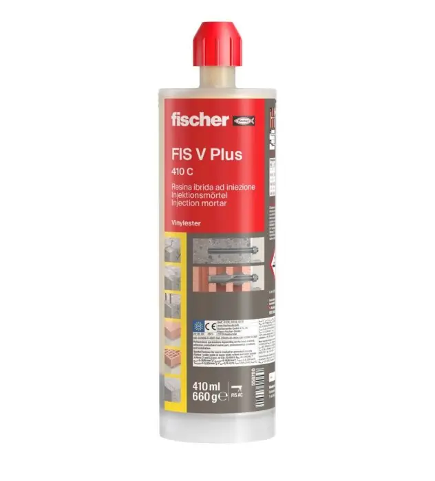 Koopje Resina ibrida ancorante chimico Fischer FIS V Plus 410 C (410 ml) r r
Vantaggi r r r Fissaggi strutturali pesanti certificati in calcestruzzo fessurato e non fessurato con vita utile in esercizio fino a 100 anni. r Fissaggi antisismici (categoria di prestazione sismica C1 e C2) con vita utile di servizio fino a 100 anni. r Riprese di getto con barre d‘armatura post-installate da Ø8 a Ø28. r Applicazioni in fori pieni d’acqua da M12 a M30. r Resistenza al fuoco R120. r Temperatura minima di installazione -5°C. r Temperatura di esercizio compresa fra -40°C a +120°C. r Adatta su legno lamellare. r Ampia gamma di accessori certificati. r Le cartucce parzialmente utilizzate possono essere riutilizzate semplicemente sostituendo il miscelatore. r r r
La resina ad iniezione fischer FIS V Plus ad alte prestazioni garantite fino a 100 anni è adatta in calcestruzzo fessurato e non fessurato, per riprese di getto e per murature piene e forate. FIS V Plus è certificata con una ampia gamma di accessori (barre filettate FIS A e RGM, barre di ancoraggio FRA, bussole filettate internamente RG MI per calcestruzzo, tasselli a rete FIS HK e bussole filettate internamente FIS E per muratura). r r
FIS V Plus è omologata in combinazione con il fissaggio TherMax 12 /16 per carichi distanziati e termicamente isolati e con il fissaggio VBS 8 per il ritegno di pareti in mattoni a doppia pelle a faccia vista. Il tempo di indurimento ridotto della versione FIS VW Plus consente un rapido avanzamento del lavoro anche a basse temperature. r r
Applicazioni r r r Costruzioni di carpenterie metalliche r Connessioni di profili di acciaio in calcestruzzo e muratura r Riprese di getto r Rinforzo di solette in calcestruzzo r Consolidamento murature r Costruzioni in legno r Facciate r Tettoie r Tende da sole r Balaustre e ringhiere r Scale r Staffe e mensole per impianti idro-termici r r r
Materiali di supporto r r r Calcestruzzo da C20 /25 a C50 /60 r fessurato e non fessurato r Mattone pieno in laterizio r Mattone pieno in silicato di calcio r Mattone semipieno (perforato verticalmente) in laterizio r Mattone semipieno (perforato verticalmente) in silicato di calcio r Blocco cavo in calcestruzzo normale r Blocco cavo in calcestruzzo alleggerito r Calcestruzzo aerato autoclavato (cellulare). r r r
Adatto per r r r Connessioni in calcestruzzo con barra d’ancoraggio FRA r Fissaggio in calcestruzzo e muratura con TherMax 12 /16 r Xollegamento dei muri in mattoni a faccia vista con VBS 8. r Legno lamellare. r r r
Montaggio r
FIS V Plus è una resina a iniezione bicomponente ibridizzata con agenti inorganici a base di cemento Portland che garantiscono una ottima resistenza alle elevate temperature (fino a +120 °C). r
Resina e induritore sono in due contenitori separati e non sono miscelati o attivati finché non avviene l’estrusione attraverso il miscelatore. r r
Installare manualmente le barre filettate FIS A (o RG M), le barre da armatura, o le bussole filettate internamente RG MI ruotandole leggermente fino a quando non raggiungono la base del foro. r
Per ottenere i massimi carichi a taglio in categoria di prestazione sismica C2 riempire lo spazio anulare tra la barra filettata e il foro dell’oggetto da fissare con la resina FIS V Plus. Per un riempimento ottimale utilizzare l’opportuna rondella di riempimento FFD. r
", "sku" "09788299", "brand" { "@type" "Thing", "name" "FISCHER" }, "offers" { "@type" "Offer", "priceCurrency" "EUR", "price" "15.70", "itemCondition" "http //schema.org/NewCondition", "availability" "http //schema.org/InStock", "url" "https //www.toolshopitalia.it/shop/tasselli-e-fissaggi/resina-ibrida-ancorante-chimico-fischer-fis-v-plus-410-c", "seller" { "@type" "Organization", "name" "ToolShop Italia - Ferramenta Online" } }
}