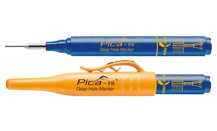 Fabrieksprijs Pennarello marcatore per fori profondi PICA INK Marker 150 - - blu
