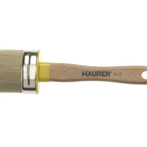 Pennello ovalino Maurer in setola bionda con manico in legno - N.8 Exclusieve Aanbieding