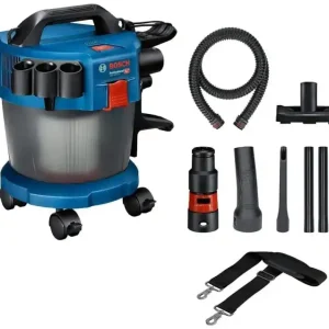 Aspirapolvere 18V Bosch Professional GAS 18V-10 L (fornita senza batteria) con accessori r r
La dotazione include r r r 1 tubo flessibile da 1,6 m 2 608 000 658 r 1 tubo ad angolo 2 608 000 659 r Set tubi aspiratori da 3 pz. 2 608 000 660 r 1 bocchetta a fessura lunga, 250 mm 2 608 000 661 r 1 filtro pieghettato piatto 2 608 000 663 r 1 bocchetta per pavimento 2 608 000 707 r 1 adattatore per elettroutensile 2 608 000 708 r 1 tracolla 2 608 000 706 r Set di ruote orientabili da 4 pz. 2 608 000 705 r Scatola in cartone r BATTERIA E CARICABATTERIE NON FONITI CON QUESTA CONFIGURAZIONE r r r
I dati più importanti r r r Tensione della batteria 18 V r Peso escl. batteria 4,7 kg r Tubo flessibile di aspirazione, larghezza nominale 35 mm r Superficie filtrante 2.375 cm² r Velocità max. del flusso d’aria (turbina) 34 l /s r Depressione max. (turbina) 115 mbar r Volume serbatoio lordo 10 L r Volume serbatoio netto 6 L r Volume contenitore netto acqua 6 L r Classe di polveri aspiratore a umido /a secco L r Classe di polveri L r Tempo di funzionamento 18 V 4 min /Ah r r r
Caratteristiche principali del prodotto r r r Il GAS 18V-10L Professional è l’aspiratore a batteria Bosch da 18 Volt per classe di polveri L dall’elevata capacità di aspirazione. r La tecnologia Rotational Airflow previene l’intasamento dei filtri ed assicura un’aspirazione costante ed efficiente. r La struttura dell’aspiratore, compatta e leggera, agevola il trasporto e lo stivaggio. r La concezione priva di sacchetto e i numerosi accessori (in dotazione) lo rendono ideale per un’ampia gamma di applicazioni, a secco e a umido. r Compatibile con il sistema Click & Clean Bosch, nonché con tutte le batterie e tutti i caricabatteria Bosch Professional da 18 Volt (Professional 18V System). r r r
Attrezzatura e applicazione r r r Il GAS 18V-10L Professional è dotato di filtro HEPA ed è certificato per la classe di polveri L a norma UE. r r
", "sku" "09771093", "brand" { "@type" "Thing", "name" "BOSCH PROFESSIONAL" }, "offers" { "@type" "Offer", "priceCurrency" "EUR", "price" "202.00", "itemCondition" "http //schema.org/NewCondition", "availability" "http //schema.org/InStock", "url" "https //www.toolshopitalia.it/shop/aspiratori-per-elettroutensili/aspirapolvere-bosch-professional-gas-18v-10-l-fornita-senza-batteria", "seller" { "@type" "Organization", "name" "ToolShop Italia - Ferramenta Online" } }
} Must-Have