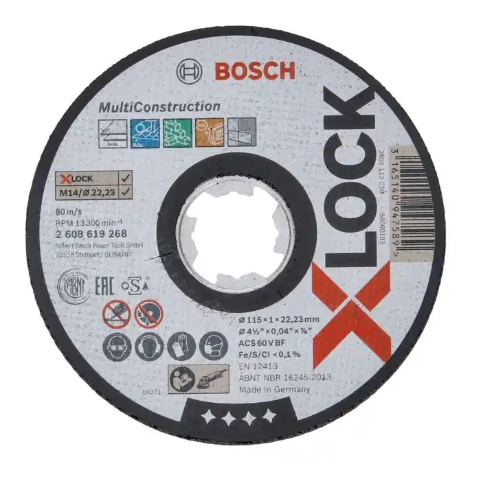 Gecertificeerd Disco da taglio piatto Bosch X-LOCK MultiConstruction r r r Le mole da taglio X-LOCK Multi Construction consentono di tagliare pressoché qualunque materiale senza cambi di disco r Uno speciale mix di abrasivi consente la lavorazione di vari materiali r La mola sottile consente un taglio semplice e veloce con impiego di poca forza r Con sistema di cambio rapido X-LOCK, il più veloce sul mercato. r Adatto anche per smerigliatrici angolari con attacco standard. r Meno rumorosità e polvere ridotta al minimo, impedisce la decolorazione blu o la formazione di bave. r Il cambio delle mole da taglio è veloce e pratico grazie al sistema X-LOCK autoserrante r Il cambio delle mole da taglio è veloce e pratico grazie al sistema X-LOCK autoserrante. r Specifiche ACS 60 V BF r Diametro mm 115 r Diametro foro mm 22,23 r Spessore mm 1.0 r X-LOCK + r Piatto r r
", "sku" "09738157", "brand" { "@type" "Thing", "name" "BOSCH PROFESSIONAL" }, "offers" { "@type" "Offer", "priceCurrency" "EUR", "price" "2.10", "itemCondition" "http //schema.org/NewCondition", "availability" "http //schema.org/InStock", "url" "https //www.toolshopitalia.it/shop/dischi-taglio-e-abrasivi/disco-da-taglio-piatto-bosch-x-lock-multi-construction-o-mm-115x1", "seller" { "@type" "Organization", "name" "ToolShop Italia - Ferramenta Online" } }
}