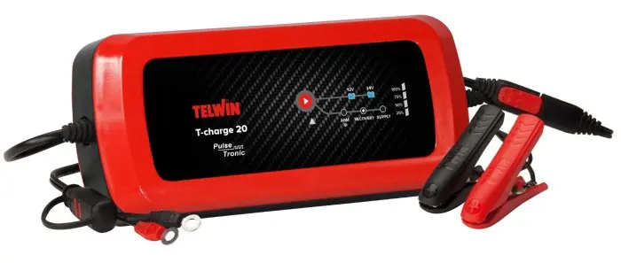 Caricabatterie auto moto e mantenitore 12-24V TELWIN T-CHARGE 20 r r r r r Caricabatterie e mantenitore di carica elettronico multifunzione per batterie WET, GEL, AGM, MF, PbCa, EFB a 12 /24V. r Scelta di 2 tensioni di carica in Pulse Tronic 12V / 24V. r Scelta automatica della corrente di carica. r Funzioni avanzate specifiche per la carica e mantenimento delle batterie a basse temperature e per le batterie AGM. r L‘attivazione della funzione RECOVERY permette il ripristino delle batterie solfatate. r r r
Caratteristiche r r r Carica e mantenimento automatici in Pulse Tronic; r 2 tensioni di carica 12 /24V r Visualizzazione led del livello di carica; r Funzione AGM per la carica e mantenimento di batterie AGM; r Funzione COLD per la carica e mantenimento delle batterie a basse temperature; r Funzione RECOVERY per il recupero di batterie solfatate; r Funzione SUPPLY per l‘alimentazione stabile durante i cambi batteria; r Protezioni contro sovraccarico, cortocircuito e inversione polarità. r Completo di cavo con pinze e cavo con occhielli. r r r
DATI TECNICI r r r CODICE 807594 r CORRENTE DI CARICA EN60335-2-298 / 4A r TENSIONE DI RETE MONOFASE 230V r CAPACITA NOM. RIF. MIN. 5Ah r FREQUENZA DI RETE 50 / 60 Hz r CAPACITA NOM. RIF. MAX 180 Ah r POTENZA ASSORBITA IN CARICA 115W r GRADO DI PROTEZIONE IP65 r TENSIONE DI CARICA 12 / 24 V r DIMENSIONI 27 x 12 x 6,7 cm r CORRENTE DI CARICA EFFICACE 8 / 4 A r PESO 1,33 KG r r
", "sku" "09756410", "brand" { "@type" "Thing", "name" "TELWIN" }, "aggregateRating" { "@type" "AggregateRating", "ratingValue" "5.00", "reviewCount" "1" }, "offers" { "@type" "Offer", "priceCurrency" "EUR", "price" "155.00", "itemCondition" "http //schema.org/NewCondition", "availability" "http //schema.org/OutOfStock", "url" "https //www.toolshopitalia.it/shop/caricabatterie-per-veicoli/caricabatterie-auto-e-moto-mantenitore-12-24v-telwin-t-charge-20", "seller" { "@type" "Organization", "name" "ToolShop Italia - Ferramenta Online" } }
} Gereduceerde Prijs