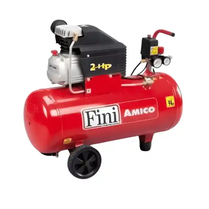 Betrouwbaar Compressore aria monofase 230V 2Hp 50 litri Fini Amico 50/2400 2M