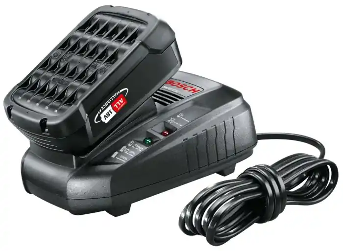 Meest Verkocht Bosch Starter Set 18V (batteria da 2,5 Ah + caricabatterie AL 1830 CV) r r r Set con caricabatteria AL 1830 CV e batteria da 2,5 Ah una soluzione versatile, per risparmiare denaro r Il segnale «Ready to Go» indica un livello di carica adeguato (80%) r Sistema POWER FOR ALL una batteria ed un caricabatteria per un intero sistema di utensili Home & Garden r r r
Dati tecnici r r r Tensione di carica batteria 14,4 – 18 V r Corrente di carica 3,0 A r Tempo di ricarica con batteria da 2,5 Ah 100% circa 60 min. r Tempo di ricarica con 2,5 Ah (ReadyToGO 80% /100%) ca. 40 min. r Tensione della batteria 18 V r Compatibilità della batteria 18V POWER FOR ALL ALLIANCE r Dimensioni dell‘utensile (L x P x A) 174 x 224 x 82 mm r Peso 760 g r Codice 1600A00K1P r Codice EAN 3165140865524 r r r
In dotazione r r r 1 x batteria PBA 18V 2.5Ah r Caricabatteria AL 1830 CV r Confezione in cartone r r
", "sku" "09781443", "brand" { "@type" "Thing", "name" "Bosch Home and Garden" }, "offers" { "@type" "Offer", "priceCurrency" "EUR", "price" "94.80", "itemCondition" "http //schema.org/NewCondition", "availability" "http //schema.org/InStock", "url" "https //www.toolshopitalia.it/shop/batterie-per-elettroutensili/bosch-starter-set-18v-batteria-da-2-5-ah-caricabatterie-al-1830-cv", "seller" { "@type" "Organization", "name" "ToolShop Italia - Ferramenta Online" } }
}