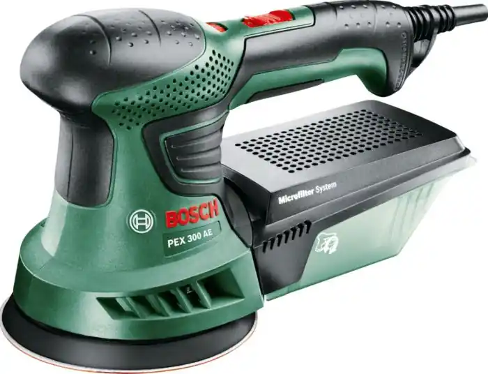 Gecertificeerd Levigatrice roto orbitale Bosch PEX 300 AE con sistema di aspirazione
