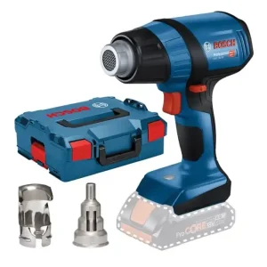Pistola termica termosoffiatore Bosch GHG 18V-50 (fornita senza batteria) in valigetta r r
La dotazione include r r r Pistola termica termosoffiatore Bosch GHG 18V-50 r Valigetta L-BOXX 136 1 600 A01 2G0 r Bocchetta riflettente, 32 x 33 mm 1 609 390 453 r Bocchetta di riduzione, 9 mm 1 609 201 797 r r r
Vantaggi r r r Per risparmiare tempo riscaldamento rapido, fino a 300 °C in soli 6 secondi r Versatile e facile da trasportare in qualsiasi ambiente di lavoro r Due livelli di temperatura (300 /500 °C) e LED integrato, per un impiego agevole r r r
Caratteristiche r r r Versatile termosoffiatore 18V, per lavorare in movimento r Per risparmiare tempo riscaldamento rapido, fino a 300 °C in soli 6 secondi r Versatile e facile da trasportare in qualsiasi ambiente di lavoro r Due livelli di temperatura (300 /500 °C) e LED integrato, per un impiego agevole r r r
DATI TECNICI r r r Dimensioni dell’utensile (altezza) 209 mm r Peso escl. batteria 0,59 kg r Dimensioni dell’utensile (lunghezza) 77 mm r Dimensioni dell’utensile (larghezza) 183 mm r Livelli di temperatura 2 r Temperatura di lavoro 300 - 500 °C r Flusso d’aria 175 l /min r Tempo di riscaldamento a 300 °C 6 s r Posizione di regolazione del raffreddamento, 50°C r Livello di pressione acustica 56 dB(A) r Livello di potenza sonora 67 dB(A) r r r
Caratteristiche principali del prodotto r
Per lavorare in movimento il GHG 18V-50 Professional è concepito per un impiego versatile in qualsiasi ambiente. Dotato di riscaldamento rapido, fino a 300 °C in soli 6 secondi, questo termosoffiatore a batteria non perde davvero tempo nel raggiungere la temperatura impostata. Molto versatile e facile da trasportare, il GHG 18V-50 è ideale in qualsiasi ambiente di lavoro, anche in grandi cantieri senza prese di corrente. Grazie ai due livelli di temperatura da 300 °C e 500 °C e al LED integrato, il termosoffiatore è sempre molto facile da usare. r r
Attrezzatura e applicazione r
Il GHG 18V-50 Professional è indicato per numerose applicazioni, ad esempio per il termorestringimento di guaine. Compatibile con tutti gli ugelli disponibili per i nostri termosoffiatori a filo, nonché con tutte le batterie e tutti i caricabatterie Bosch Professional da 18 Volt (Professional 18V System). Per ottenere il massimo della potenza, si consiglia una batteria ProCORE18V ≥ 4,0 Ah. r r
Informazioni aggiuntive r
Con una batteria ProCORE18V 8.0Ah a 300 °C, l’autonomia della batteria raggiunge i 21 minuti. r
", "sku" "09772489", "brand" { "@type" "Thing", "name" "BOSCH PROFESSIONAL" }, "offers" { "@type" "Offer", "priceCurrency" "EUR", "price" "227.00", "itemCondition" "http //schema.org/NewCondition", "availability" "http //schema.org/InStock", "url" "https //www.toolshopitalia.it/shop/pistole-termiche-e-incollatrici/pistola-termica-termosoffiatore-bosch-ghg-18v-50-fornita-senza-batteria", "seller" { "@type" "Organization", "name" "ToolShop Italia - Ferramenta Online" } }
} Nieuw