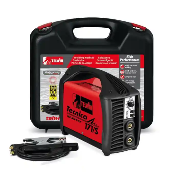 Fabrieksprijs Saldatrice ad elettrodo inverter Telwin Tecnica 171/S ACX con valigetta e accessori