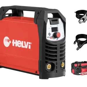HELVI GALILEO 160 Saldatrice inverter a elettrodo MMA e TIG Kit accessori e borsa Shop Nu