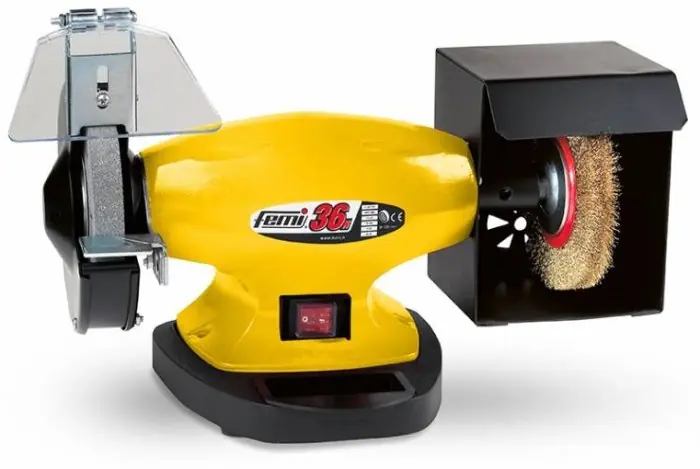 Populair Smerigliatrice mola da banco combinata Femi BG 36N ø 150 mm r r r Riservata agli hobbysti più esigenti, è dotata di un potente e silenzioso motore monofase ad induzione. r Grazie alla Sua combinazione, abbina alla classica funzionalità di smerigliatura, anche quella di pulitura, lucidatura e spazzolatura mediante la spazzola in acciaio in dotazione. r Inoltre e‘ dotata di una solida base con all‘ interno la vaschetta dell‘acqua rimovibile. r r r
CARATTERISTICHE TECNICHE r r r r r Motore 230V induzione monofase r Potenza 450W r Dimensione mola mm 150x20x12,7 r Dimensione spazzola in acciaio mm 150x20x16 r Velocità di rotazione 2950 g /min r r r
DOTAZIONE DI SERIE r r r Base di sostegno maggiorata con vaschetta acqua asportabile. r Protezione convogliatore polvere r Complete di mole abrasive, spazzole in acciaio r Peso kg 9 r r
", "sku" "09762572", "brand" { "@type" "Thing", "name" "FEMI" }, "aggregateRating" { "@type" "AggregateRating", "ratingValue" "5.00", "reviewCount" "1" }, "offers" { "@type" "Offer", "priceCurrency" "EUR", "price" "139.50", "itemCondition" "http //schema.org/NewCondition", "availability" "http //schema.org/OutOfStock", "url" "https //www.toolshopitalia.it/shop/smerigliatrici-e-mole/smerigliatrice-mola-da-banco-femi-bg-36n-o-150-mm", "seller" { "@type" "Organization", "name" "ToolShop Italia - Ferramenta Online" } }
}