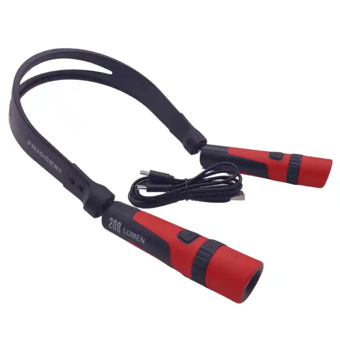 Torcia led da collo Friggeri FR-INDO X2 ricaricabile USB 200Lm r r
CARATTERISTICHE r r r Doppia torcia da collo FR-INDO X2, illuminazione pratica e precisa r Flusso luminoso massimo da 200+200 lumen. r Fino a 7 ore di autonomia. r Ricarica con il cavetto USB in dotazione che permette di ricaricare contemporaneamente entrambe le torce con qualsiasi adattatore USB. r 3 modalità di illuminazione flusso 100%, flusso 50%, segnalazione ostacolo /emergenza. r Rotazione verticale ed orizzontale dei supporti di entrambe le torce. r Accoppiamento delle torce alla fascia da collo mediante supporto magnetico. r Le torce possono essere utilizzate singolarmente anche grazie alla base magnetica. r Resistente agli urti e la polvere. r Modalità EMERGENZA /SEGNALAZIONE lampeggiante (mantenendo premuto per 5sec il pulsante di accensione). r r r
SPECIFICHE TECNICHE r r r Tipo Batteria 2x li-lon 3.7V 1200 mAh r Autonomia Massima 7 ore in modalità basso consumo r Tempo di ricarica 2,3-3ore r Consumo LED 3+3W r Temperatura della luce 6000°K r Grado di protezione IP44 r Dimensioni (AxBxH) 270X120X35mm r Peso 190g r r r
ACCESSORI IN DOTAZIONE r r r Fascia da collo ergonomica r Cavo USB per ricarica con doppia presa r r
", "sku" "09793057", "brand" { "@type" "Thing", "name" "FRIGGERI" }, "offers" { "@type" "Offer", "priceCurrency" "EUR", "price" "28.20", "itemCondition" "http //schema.org/NewCondition", "availability" "http //schema.org/InStock", "url" "https //www.toolshopitalia.it/shop/torce-e-fari-led/torcia-led-indossabile-da-collo-friggeri-fr-indo-x2-ricaricabile-usb-200lm", "seller" { "@type" "Organization", "name" "ToolShop Italia - Ferramenta Online" } }
} Betrouwbaar