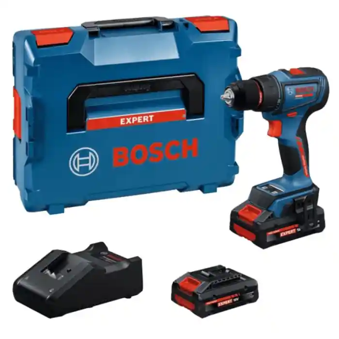 Trapano avvitatore Bosch Expert EXSR18V-90 con doppia batteria EXBA18V-40 Beperkte Voorraad