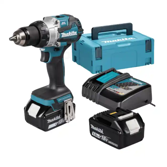Trapano avvitatore con percussione Makita DHP489RTJ LXT 18V 5Ah Shop Nu