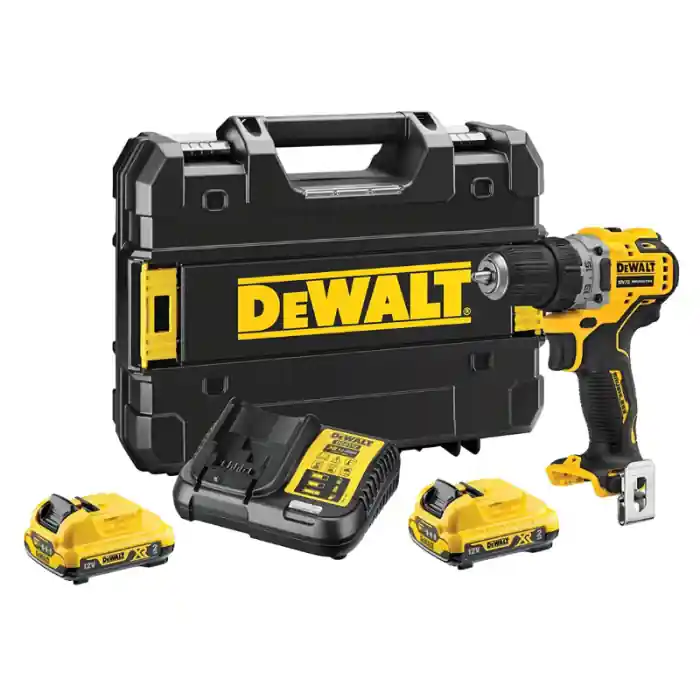 Hete Deal Trapano avvitatore DEWALT DCD701D2-QW Compact 12V 2Ah