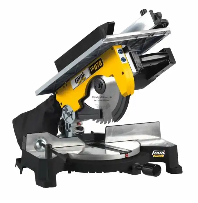 Laatste Versie Troncatrice circolare per legno Femi TR078 Job line 230V 1800W ø 250 mm