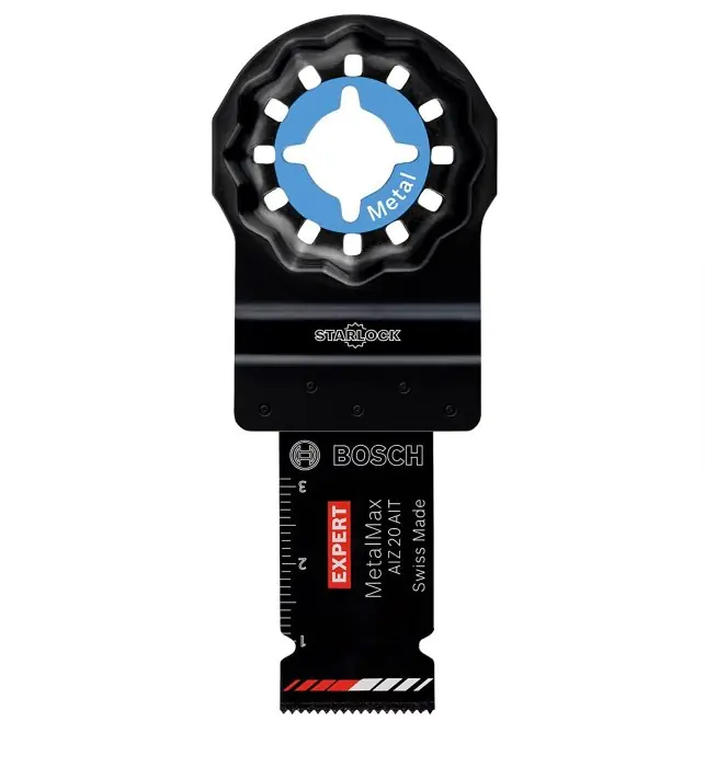 Lama al carburo per tagli dal pieno Bosch Expert Metalmax AIZ 20 AIT (40x20mm) r r r Larghezza mm 20 r Profondità di affondamento mm 40 r Materiale carburo r Lunga durata nel taglio del metallo duro r Durata estrema grazie a Bosch Carbide Technology. r Il rivestimento extra rende il metallo ancora più resistente! r Attacco Starlock per il massimo trasferimento della potenza ed un pratico cambio lama in 3 secondi. r r r
EXPERT METALMAX PER UNA LUNGA DURATA NEL TAGLIO DEL METALLO DURO r r r Quando le viti temprate si arrugginiscono o si bloccano, l‘unica opzione è tagliarle perfettamente a filo della superficie. r EXPERT MetalMax esegue un taglio a filo perfetto anche nel metallo temprato e, con la sua eccezionale longevità, è l‘accessorio perfetto per l‘artigiano che desidera tagliare materiali resistenti con un utensile multifunzione. r Hai visto la sorprendente capacità dell‘utensile multifunzione di penetrare ed attraversare il legno con facilità con la lama Bosch EXPERT MetalMax per utensile multifunzione, il metallo riceve lo stesso trattamento. r Taglia con facilità anche viti temperate per finestre e armature. r r
", "sku" "09771123", "brand" { "@type" "Thing", "name" "BOSCH PROFESSIONAL" }, "offers" { "@type" "Offer", "priceCurrency" "EUR", "price" "21.90", "itemCondition" "http //schema.org/NewCondition", "availability" "http //schema.org/InStock", "url" "https //www.toolshopitalia.it/shop/accessori-per-multifunzione/lama-per-tagli-dal-pieno-bosch-expert-metalmax-starlock-aiz-20-ait", "seller" { "@type" "Organization", "name" "ToolShop Italia - Ferramenta Online" } }
} Beperkte Voorraad