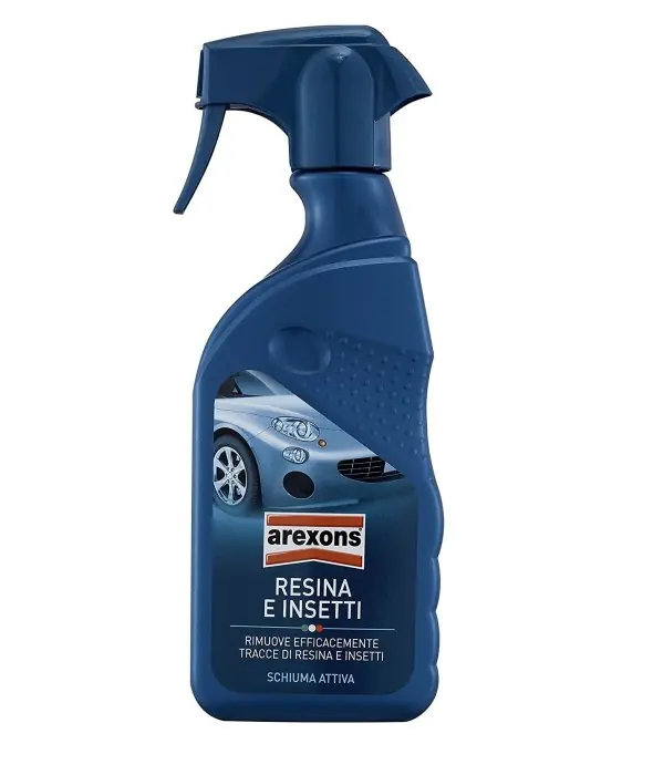 Arexons Cura Auto, Rimuovi resina e insetti 500 ml r r r Trattamento auto che rimuove depositi di resina e residui organici di insetti, Formula in gel, Adatto a tutte le superfici, Agisce in 1 minuto r Rimuovi Resina e Insetti è il prodotto ideale per la rimozione di depositi leggeri e diffusi di resina dalla carrozzeria e da tutte le superfici dell‘auto (vetri, parti metalliche, fascioni, ecc.). r Contiene inoltre speciali sostanze che ammorbidiscono e solubilizzano i residui organici lasciati da insetti e moscerini, permettendone così una facile rimozione. r La particolare formula in gel si trasforma in schiuma attiva, ottimizzando il risultato finale anche su superfici verticali. r r r
CAMPI DI IMPIEGO r r r Ideale per rimuovere puntinature di resina e residui di insetti e moscerini dalla carrozzeria, dai vetri e da ogni altra superficie dell‘auto. r Si può usare con sicurezza su carrozzerie con ogni tipo di vernice. r r
", "sku" "00430760", "brand" { "@type" "Thing", "name" "AREXONS" }, "offers" { "@type" "Offer", "priceCurrency" "EUR", "price" "8.75", "itemCondition" "http //schema.org/NewCondition", "availability" "http //schema.org/InStock", "url" "https //www.toolshopitalia.it/shop/automotive/rimuovi-resina-e-insetti-arexons-cura-auto-500ml", "seller" { "@type" "Organization", "name" "ToolShop Italia - Ferramenta Online" } }
} Meest Verkocht