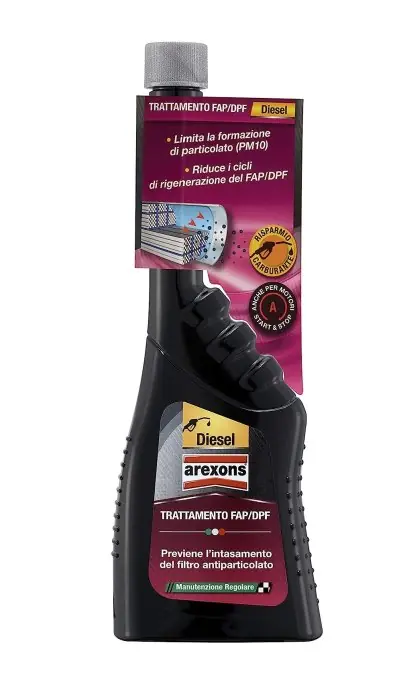Koop Online Additivo Diesel Trattamento Fap /Dpf Arexons 9800 ml250 r r
L‘additivo Diesel Trattamento FAP /DPF riduce la produzione di PM10, migliora la combustione e fa in modo che il filtro antiparticolato si sporchi meno. Estende gli intervalli di manutenzione del filtro antiparticolato FAP e DPF riducendo i cicli di rigenerazione. Estrema pulizia con un unico trattamento con un solo pieno di carburante. Restituisce la potenza originaria del motore. Contribuisce alla riduzione del consumo di carburante. Compatibile con biodiesel attualmente in distribuzione il prodotto è testato secondo test XUD9 e CEC DW 10. r r
Modalità d‘uso Versare l‘intero contenuto nel serbatoio prima di fare rifornimento. Si consiglia l‘uso ogni 4 /5,000 Km. Dose per 40 L di gasolio. r r
TRATTAMENTO FAP / DPF contribuisce alla riduzione del particolato (pm 10) e dei depositi carboniosi mantenendo il filtro antiparticolato “FAF / DPF” pulito ed efficiente più a lungo nel tempo. Tale prestazione è dovuta alla nuovissima tecnologia adottata che consente r
di ottenere una rapida pulizia del sistema di alimentazione, migliorare la velocità di accensione e incrementare la lubrificazione. L’additivo inoltre combatte la formazione di schiuma durante il rifornimento del carburante e facilita la separazione dell’acqua che verrà in seguito r
trattenuta dal filtro gasolio. Compatibile con le nuove generazioni di carburanti contenente una percentuale di Biodiesel. r r
CARATTERISTICHE r r r Estende gli intervalli di manutenzione del filtro antiparticolato FAP e DPF riducendo i cicli di rigenerazione r Estrema pulizia con un unico trattamento con un solo pieno di carburante. Test XUD- 9 e CEC DW 10 r Rapida pulizia dei depositi sugli iniettori r Aumenta il n° di cetano di ca. 5 CN* r Ottimizza il processo di combustione r Riduce le emissioni di sostanze nocive ottimizzando i valori di opacità dei gas di scarico r Restituisce la potenza originaria del motore r Previene la formazione di schiuma durante il rifornimento r Contribuisce alla “fuel economy” (riduzione del consumo di carburante) r Compatibile con biodiesel attualmente in distribuzione r r r
*L’aumento medio di 5 CN (al dosaggio raccomandato) ha come conseguenza la riduzione del particolato, il r
miglioramento delle partenze a freddo, la riduzione della rumorosità ed una maggiore elasticità di funzionamento del r
motore. r r
IMPIEGO r r r Per tutti i motori DIESEL. r Adatto anche a motori ibridi a gasolio e bifuel, ovvero alimentati anche a DIESEL-GPL e DIESEL-METANO. r Ideale per i sistemi Start & Stop. Sicuro anche sui sistemi catalitici. r r r
USO r r r Immettere direttamente il prodotto nel serbatoio prima di fare il pieno di carburante. r Ripetere il trattamento ogni 5.000 km circa o ad ogni tagliando programmato. r L’intero contenuto del flacone è sufficiente per trattare 40 /50 lt di gasolio. r Per mantenerne i benefici usare “AREXONS - DIESEL MULTIFUNZIONE”. r r
", "sku" "09782914", "brand" { "@type" "Thing", "name" "AREXONS" }, "offers" { "@type" "Offer", "priceCurrency" "EUR", "price" "11.70", "itemCondition" "http //schema.org/NewCondition", "availability" "http //schema.org/InStock", "url" "https //www.toolshopitalia.it/shop/automotive/additivo-diesel-trattamento-fap-dpf-arexons-9800-ml250", "seller" { "@type" "Organization", "name" "ToolShop Italia - Ferramenta Online" } }
}