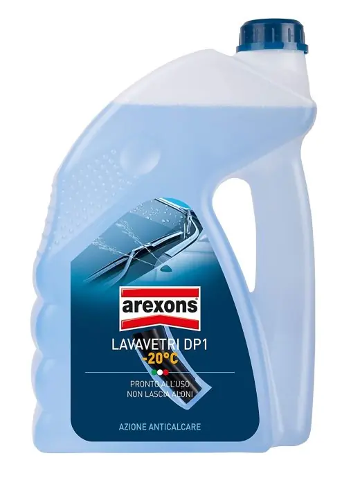 Additivo lavavetri diluito pronto all‘uso Arexons DP1 -20° in tanica da 4,5 lt r r r Garantisce una perfetta azione sgrassante e detergente del parabrezza senza lasciare aloni. r Agisce a fondo rimuovendo smog, polvere, insetti e più in generale ogni tipo di sporco. Il prodotto abbassa il punto di congelamento dell‘acqua nella vaschetta lavavetri. r Aiuta a prevenire la formazione di calcare negli spruzzatori, non aggredisce la gomma, vernice e parti in plastica. r r r
DESCRIZIONE DEL PRODOTTO r r r Detergente liquido per vaschetta lavacristalli auto, pronto all’ uso. r Elevata azione sgrassante e detergente. r Non lascia aloni. r Previene la formazione di calcare negli ugelli spruzzatori. r Svolge una efficace azione anticongelante. r Non aggredisce gomma, vernice e plastica. r r r
CAMPI DI IMPIEGO r r r Liquido lavavetro per vaschetta. r Ideale per una perfetta azione sgrassante del parabrezza dell‘auto. Rimuove ogni tipo di sporco unto smog, polvere, insetti, senza lasciare aloni. r Invernale protegge l’impianto lavavetri dal gelo. r Per condizioni esterne fino a –20°C. r r r
CARATTERISTICHE TECNICHE r r r Aspetto Liquido r Colore Azzurro r Odore Tipico r Peso specifico a 20°C (g /mL) 0.965 r r r
I dati sopra riportati non costituiscono specifica e sono soggetti alle normali tolleranze di produzione r r
MODALITÀ D’USO r r r Versare nella vaschetta dell‘impianto lavaparabrezza. r Pronto all‘uso, non necessita di diluizioni. r r r
CONFEZIONE r r r Tanica PE da 4.5 Lt r Cod. 8415 r r
", "sku" "09685772", "brand" { "@type" "Thing", "name" "AREXONS" }, "offers" { "@type" "Offer", "priceCurrency" "EUR", "price" "7.90", "itemCondition" "http //schema.org/NewCondition", "availability" "http //schema.org/InStock", "url" "https //www.toolshopitalia.it/shop/automotive/additivo-lavavetri-per-auto-arexons-dp1-4-5-lt", "seller" { "@type" "Organization", "name" "ToolShop Italia - Ferramenta Online" } }
} Dagaanbieding