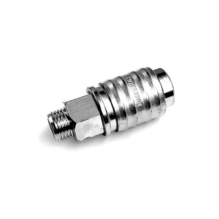 Raccordo rapido rubinetto aria compressa automatico filettato maschio 1 /4" r r r Rubinetto-raccordo rapido automatico UNIVERSALE MASCHIO r Filettatura 1 /4" r Articolo 15 /A1 r r r
DIMENSIONI r r r A= 1 /4" r B= 23 r L= 52-53 r CH= 17 r r r r
", "sku" "00058940", "brand" { "@type" "Thing", "name" "GHIOTTO " }, "aggregateRating" { "@type" "AggregateRating", "ratingValue" "5.00", "reviewCount" "3" }, "offers" { "@type" "Offer", "priceCurrency" "EUR", "price" "5.55", "itemCondition" "http //schema.org/NewCondition", "availability" "http //schema.org/InStock", "url" "https //www.toolshopitalia.it/shop/aria-compressa/raccordo-rubinetto-aria-compressa-attacco-rapido-filettato-maschio-1-4", "seller" { "@type" "Organization", "name" "ToolShop Italia - Ferramenta Online" } }
} Fabrieksprijs