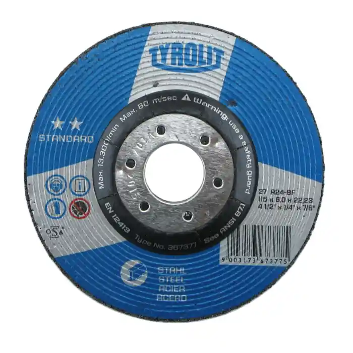 Disco per sgrossatura e sbavatura metalli ø mm 115x6x22,2 Tyrolit serie Standard r r r Disco Tyrolit versione standard per la sgrossatura e molatura di superfici metalliche e spigoli r r r
Caratteristiche versione standard r r r Rapporto performance-prezzo r Ottima abilità di molatura r Durata elevata r Utensile dalle alte prestazioni r Confortevole per un uso che non necessita di forzature r Versatile r r r
Materiali lavorabili r r r Mola troncatrice ad alte prestazioni per la molatura di r superfici metalliche e spigoli r r r
dimensioni r r r 115 x 6,0 x 22,23 A24-BF r Forma bombato (centro depresso) r Codice 367377 r r
", "sku" "00394765", "brand" { "@type" "Thing", "name" "TYROLIT" }, "aggregateRating" { "@type" "AggregateRating", "ratingValue" "5.00", "reviewCount" "5" }, "offers" { "@type" "Offer", "priceCurrency" "EUR", "price" "2.45", "itemCondition" "http //schema.org/NewCondition", "availability" "http //schema.org/InStock", "url" "https //www.toolshopitalia.it/shop/dischi-taglio-e-supporti-abrasivi/disco-per-sbavatura-metalli-tyrolit-standard-o-mm-115x6x22-2", "seller" { "@type" "Organization", "name" "ToolShop Italia - Ferramenta Online" } }
} Betaalbaar