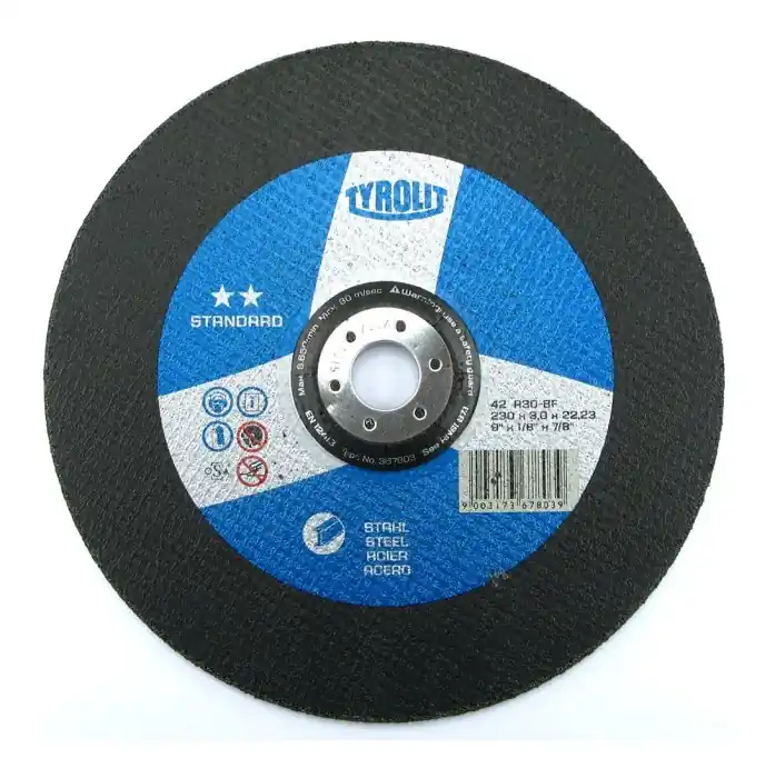 Disco Tyrolit Standard per taglio metalli ø mm 230x3x22 r r r Disco Tyrolit versione standard per il taglio di metalli e materiali pieni r r r
Caratteristiche versione standard r r r Rapporto performance-prezzo r Ottima abilità di taglio r Durata elevata r Utensile dalle alte prestazioni r Confortevole e con un taglio che non r necessita di forzature r Versatile r r r
Materiali lavorabili r r r Mola troncatrice ad alte prestazioni per il taglio di materiali pieni r r r
dimensioni r r r 230 x 3,0 x 22,23 A30-BF r Forma bombato (centro depresso) r Codice 367803 r r
", "sku" "00398107", "brand" { "@type" "Thing", "name" "TYROLIT" }, "offers" { "@type" "Offer", "priceCurrency" "EUR", "price" "3.10", "itemCondition" "http //schema.org/NewCondition", "availability" "http //schema.org/OutOfStock", "url" "https //www.toolshopitalia.it/shop/dischi-taglio-e-supporti-abrasivi/disco-tyrolit-standard-per-taglio-metalli-o-mm-230x3x22-2", "seller" { "@type" "Organization", "name" "ToolShop Italia - Ferramenta Online" } }
} Express Levering