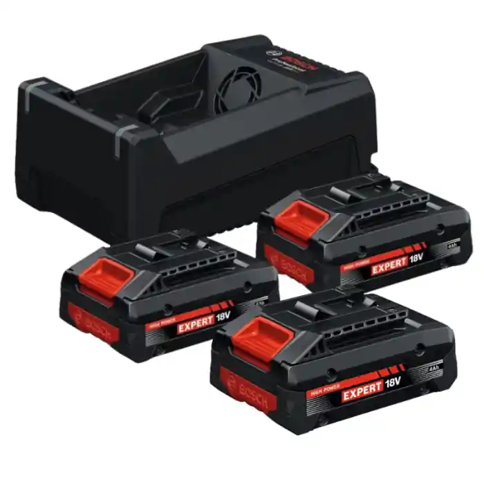 Bosch Expert Starter Kit 3 batterie EXBA18V-40 e caricabatterie GAL12V/18V-80 Actieprijs