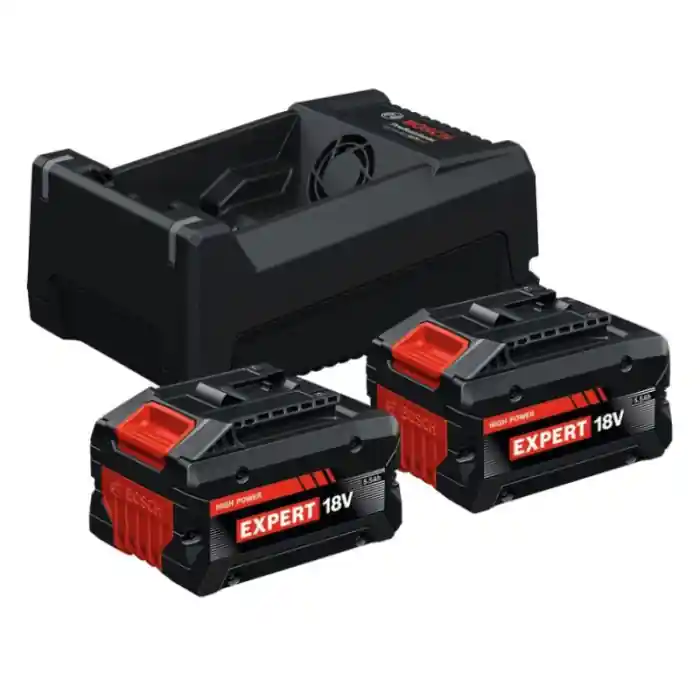 Direct Beschikbaar Bosch Expert Starter Kit 2 batterie EXBA18V-55 e caricabatterie GAL12V/18V-80