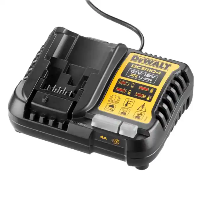 Caricabatterie Dewalt DCB1104, per batterie XR 10.8V, 12V, 14.4V, 18V Goedkoop