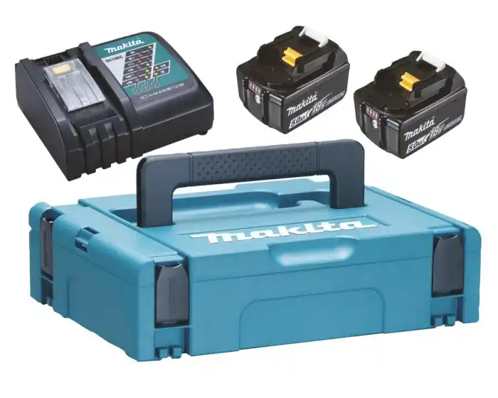 Fabrieksprijs Caricabatterie rapido Makita Kit Energy LXT 18V e due batterie litio 5,0Ah in valigetta r r r Un pratico caricabatterie per utensili LXT® da 18V r Una valigetta Makpac contenente due batterie Li-Ion da 5,0Ah con indicatore di livello batteria e un caricabatterie rapido DC18RC che carica una batteria in 45 minuti r Il circuito di protezione della batteria protegge da sovraccarico, scarica eccessiva e surriscaldamento r r r
DATI TECNICI r r r Tempo di carica medio 45 min r Tensione nominale della batteria 18V r Piattaforma LXT r Dimensioni prodotto 395 x 295 x 110 mm r Batterie in dotazione 2 r Capacità batteria 5,0 Ah r Capacità energetica 90 Wh r Peso con batteria 3,4 kg r r
", "sku" "09806719", "brand" { "@type" "Thing", "name" "MAKITA" }, "offers" { "@type" "Offer", "priceCurrency" "EUR", "price" "295.50", "itemCondition" "http //schema.org/NewCondition", "availability" "http //schema.org/InStock", "url" "https //www.toolshopitalia.it/shop/batterie-per-elettroutensili/caricabatterie-rapido-makita-kit-energy-lxt-18v-e-due-batterie-5-0ah-in-valigetta", "seller" { "@type" "Organization", "name" "ToolShop Italia - Ferramenta Online" } }
}