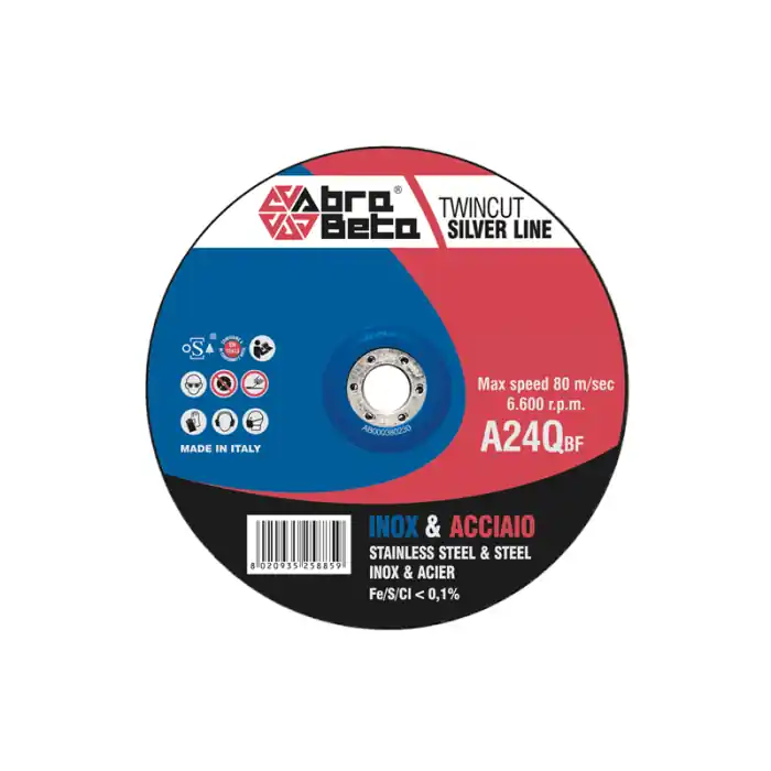 Disco da sbavatura acciaio /acciaio inox /ghisa Abra Beta A24Q centro depresso r r r r r Utilizzabili per la sbavatura di acciai, acciai inossidabili e ghise acciaiose. r Adatti per sbavature su superfici estese. r r UTILIZZO CONSIGLIATO Smerigliatrice angolare r r r Diametro disco 115 /230 mm r r Spessore 6,5 mm r Diametro foro 22,23 mm r Max RPM 6600-13300 /min r Centro depresso r r r r
", "sku" "09793149", "brand" { "@type" "Thing", "name" "ABRA BETA" }, "offers" { "@type" "Offer", "priceCurrency" "EUR", "price" "1.72", "itemCondition" "http //schema.org/NewCondition", "availability" "http //schema.org/InStock", "url" "https //www.toolshopitalia.it/shop/dischi-taglio-e-supporti-abrasivi/disco-da-sbavatura-acciaio-inox-ghisa-abra-beta-a24q-centro-depresso-o-mm-115x6-5", "seller" { "@type" "Organization", "name" "ToolShop Italia - Ferramenta Online" } }
} Koopje