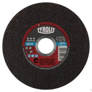 Disco per taglio metalli Tyrolit Premium New ø mm 125x0,75x22,2 r r r Con i dischi da taglio extrasottili PREMIUM NEW per acciaio inox di ultima generazione si ottengono prestazioni maggiori, con un’usura dell’utensile nettamente ridotta. r Sono particolarmente adatti per lamiere, profili e tubi a pareti sottili ma anche per ferro di armatura. r Questo disco da taglio permette di lavorare agevolmente anche su piccole sezioni o barre in acciaio inossidabile. r La sua purezza chimica non intacca la qualità dell’acciaio inox, preservandolo da effetti corrosivi o riduzione della resistenza. r Massima performance r Eccellente abilità di taglio r Durata elevatissima r Utensile dalle altissime prestazioni r Confortevole e con un taglio che non necessita di forzature r Minimo carico termico r Minima produzione di bave r Versatile r r r
Materiali lavorabili r r r Mola troncatrice ad alte prestazioni per il taglio di lamiere sottili, profili, tubi, barre e materiali pieni r r r dimensioni r r r ø mm 125 x 0,75 x 22,23 r A60R-BFP r Forma piatto r Codice 34332801 r r
", "sku" "09726505", "brand" { "@type" "Thing", "name" "TYROLIT" }, "offers" { "@type" "Offer", "priceCurrency" "EUR", "price" "2.55", "itemCondition" "http //schema.org/NewCondition", "availability" "http //schema.org/InStock", "url" "https //www.toolshopitalia.it/shop/dischi-taglio-e-supporti-abrasivi/disco-tyrolit-premium-new-per-taglio-metalli-o-mm-125x0-75x22-2", "seller" { "@type" "Organization", "name" "ToolShop Italia - Ferramenta Online" } }
} Koopje