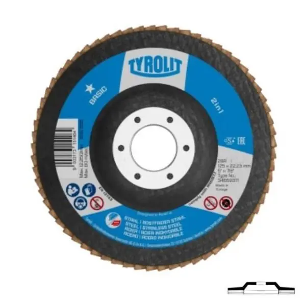 Disco lamellare ø 115 mm per acciaio e acciaio inossidabile TYROLIT 2in1 BASIC r r r r r r
I nuovi dischi lamellari BASIC 2in1 sono il connubio perfetto tra efficienza e durata a un prezzo estremamente competitivo. Sia che si lavori con l‘acciaio che con l‘acciaio inossidabile, questo utensile è in grado di affrontare anche i compiti più difficili. r r
Grazie al nuovo design con il 30% di lamelle in più, la durata è nettamente superiore. Con i dischi lamellari BASIC 2in1, il vostro progetto sarà completato in modo rapido e preciso. r r
Dati tecnici r r r Diametro del disco 115 mm r Diametro del foro 22.23 mm r Grana 40 /60 /80 /120 r Forma del disco 28A r Grano abrasivo Tradizionale (A+C) r Legante resinoide r r r
Applicazioni r r r Ideali per applicazioni su varie tipologie di acciaio e acciaio inossidabile r r r
Raccomandazioni r r r Grossezza del grano 40 /60 per un‘asportazione elevata r Grossezza del grano 80 /120 per lavori di rifinitura r r r
Vantaggi r r r Maggiore durata grazie al nuovo design con il 30% in più di lamelle r Elevata capacità di asportazione r Efficacia e durata ad un prezzo competitivo r r
", "sku" "09807389", "brand" { "@type" "Thing", "name" "TYROLIT" }, "offers" { "@type" "Offer", "priceCurrency" "EUR", "price" "1.89", "itemCondition" "http //schema.org/NewCondition", "availability" "http //schema.org/InStock", "url" "https //www.toolshopitalia.it/shop/dischi-taglio-e-supporti-abrasivi/disco-lamellare-o-115-mm-per-acciaio-e-acciaio-inossidabile-tyrolit-2in1-basic-g-40", "seller" { "@type" "Organization", "name" "ToolShop Italia - Ferramenta Online" } }
} Gratis Retour