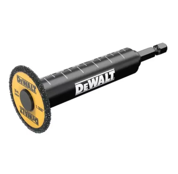 Gecertificeerd Tagliatubi PVC da interno con lama ø 40 mm Dewalt DT20563-QZ r r r PRONTO ALL‘IMPATTO durata e convenienza in cantiere. r Bordo della lama a grana diamantata a taglio rapido progettato appositamente per tagli con calcestruzzo. r r r
CARATTERISTICHE r r r DIAMETRO LAMA 34MM taglia un‘ampia gamma di diametri di tubi in PVC r LAMA FISSA lama fissata meccanicamente per un‘estrema tenuta della lama. r CALIBRO DI PROFONDITÀ INCISO AL LASER Tagli precisi, rapidi e semplici. r RESISTENZA ALLA CORROSIONE canna in ossido nero per una maggiore resistenza alla ruggine in ambienti umidi. r ATTACCO ESAGONALE 1 /4" per l‘uso con trapani e avvitatori a percussione. r PER L‘USO CON TUBI IN PVC DA 40 MM Da un diametro nominale minimo di 34 mm a un diametro nominale massimo di 203 mm r PER L‘USO CON TUBI IN PVC DA 80 MM Da un diametro nominale minimo di 38 mm a un diametro nominale massimo di 101 mm r r
", "sku" "09804821", "brand" { "@type" "Thing", "name" "DEWALT" }, "offers" { "@type" "Offer", "priceCurrency" "EUR", "price" "17.30", "itemCondition" "http //schema.org/NewCondition", "availability" "http //schema.org/InStock", "url" "https //www.toolshopitalia.it/shop/dischi-taglio-e-supporti-abrasivi/tagliatubi-pvc-da-interno-lama-o-40-mm-attacco-esagonale-1-4-dewalt-dt20563-qz", "seller" { "@type" "Organization", "name" "ToolShop Italia - Ferramenta Online" } }
}