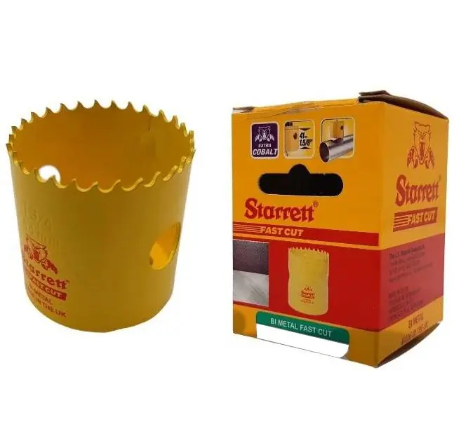 Fresa a tazza bimetallica per acciaio STARRETT FAST CUT EXTRA COBALT r r r La sega a tazza Fast Cut è realizzata con un nuovo materiale del dente, ad alto tenore di Cobalto, più resistente al calore e all’usura, e con una nuova geometria del dente per tagli più dolci. r Progettate per il taglio di lastre inacciaio e acciaio inossidabile, e foratura tubi con parete spessore massimo 3mm. r Ideali per il taglio di acciai dolci, acciaio inossidabile e tubi r Nuovo passo 5,5 TPI con dente passo fisso a spoglia positiva per un taglio più dolce r Nuovo materiale dei denti, Extra-Cobalt, che garantisce una migliore resistenza all’usura e una lunga vita operativa r Profondità di taglio 41 mm (1-5 /8”) r r
", "sku" "00430418", "brand" { "@type" "Thing", "name" "STARRETT" }, "offers" { "@type" "Offer", "priceCurrency" "EUR", "price" "12.10", "itemCondition" "http //schema.org/NewCondition", "availability" "http //schema.org/InStock", "url" "https //www.toolshopitalia.it/shop/frese/fresa-a-tazza-bimetallica-per-acciaio-starrett-fast-cut-o-mm-14", "seller" { "@type" "Organization", "name" "ToolShop Italia - Ferramenta Online" } }
} Premium