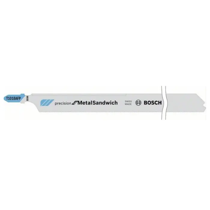 3 lame per seghetto alternativo Bosch Professional T 1018 AFP r r r A prova di rottura, per eseguire tagli precisi e puliti nei metalli sandwich r Lama seghetto T 1018 AFP Precision for Metal Sandwich a prova di rottura per tagli diritti e precisi nel metallo r Denti ondulati fresati ideali per tagliare i pannelli in metallo sandwich r Bimetallo, listello in HSS temprato con corpo in HCS estremamente elastico per ridurre il rischio di rottura r Passo dei denti molto piccolo (1,1 mm) e lunghezza di 250 mm per tagliare pannelli sandwich con spessore fino a 160 mm r r r
Campi d’applicazione r r r Materiali stratificati [mm] r r r
Dettagli r r r Materiale BIM r Tipo di denti ondulata, fresata r Lunghezza complessiva [mm] 250.0 r Passo denti [mm] 1,1 r r
", "sku" "09650213", "brand" { "@type" "Thing", "name" "BOSCH PROFESSIONAL" }, "offers" { "@type" "Offer", "priceCurrency" "EUR", "price" "33.75", "itemCondition" "http //schema.org/NewCondition", "availability" "http //schema.org/InStock", "url" "https //www.toolshopitalia.it/shop/lame-per-seghetto-alternativo/lame-bosch-professional-t1018afp-seghetto-alternativo-3-pezzi", "seller" { "@type" "Organization", "name" "ToolShop Italia - Ferramenta Online" } }
} Koopje