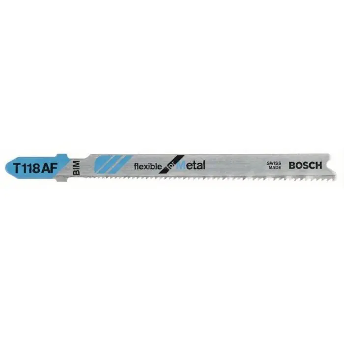 5 lame per seghetto alternativo Bosch Professional T 118 AF Flexible for Metal r r r Lama per seghetto alternativo T 118 AF Flexible for Metal a prova di rottura per tagli diritti nel metallo r Denti ondulati fresati ideali per tagliare la lamiera r Bimetallo, listello in HSS temprato con corpo in HCS estremamente elastico per ridurre il rischio di rottura r Passo dei denti progressivo molto piccolo (1,1 - 1,5 mm) per tagliare vari tipi di lamiere sottili (1-3 mm di spessore) r BIM, ondulata, fresata r Lamiere sottili, lamiere forate (1-3 mm) r r
", "sku" "00499460", "brand" { "@type" "Thing", "name" "BOSCH PROFESSIONAL" }, "offers" { "@type" "Offer", "priceCurrency" "EUR", "price" "17.45", "itemCondition" "http //schema.org/NewCondition", "availability" "http //schema.org/InStock", "url" "https //www.toolshopitalia.it/shop/lame-per-seghetto-alternativo/lame-bosch-professional-t118af-seghetto-alternativo-5-pezzi", "seller" { "@type" "Organization", "name" "ToolShop Italia - Ferramenta Online" } }
} Rechtstreeks Van De Fabrikant