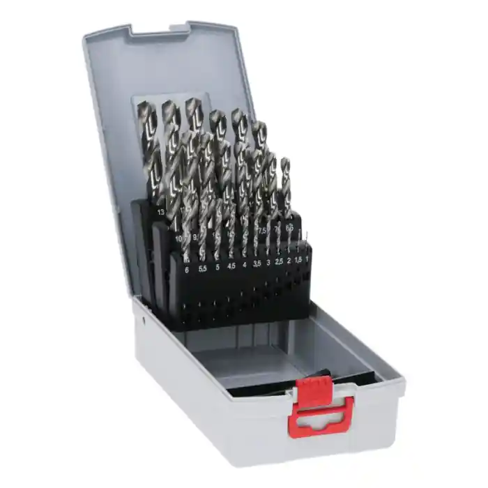 Set assortimento 25 punte Trapano mm 1-13 Bosch Pro Metal Hss-G Shop Nu