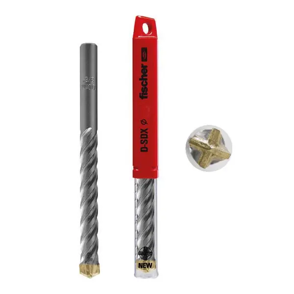 Aanbieding Punta cilindrica trapano a 4 taglienti per forare muratura Fischer D-SDX 4 taglienti r r r Punta per trapano e avvitatore cilindrica a 4 taglienti ideale per muratura, adatta anche per il calcestruzzo, in acciaio rettificato con placchetta al carburo di tungsteno. r Perfetta per installare tasselli. r r r
Vantaggi r
Una punta ideale per installare tasselli r r
La placchetta a quattro taglienti esegue fori perfettamente circolari e definiti senza danneggiare il muro, per la massima prestazione dei tasselli installati. r
Maggiore stabilità nella foratura r r r La placchetta a quattro taglienti produce minori vibrazioni garantendo un maggior confort di foratura. r 4 spirali di scarico a forma di “U” perfettamente orientate rispetto alle quattro placchette senza ostacoli al flusso della polvere per una maggiore velocità di asportazione. r Placchetta realizzata in carburo di tungsteno HVA 1650 con angolo a 130° resistente alle alte temperature. r Saldobrasatura placchetta a 1000°. r r r
Ideale per forature in r
Muratura r r
Adatta anche per r
Calcestruzzo aerato autoclavato (calcestruzzo cellulare) r
Cartongesso r
Arenaria r
Calcestruzzo r r
Utilizzabile con r
Trapani ed avvitatori ad attacco cilindrico r
Diametro punta lato mandrino elettroutensile MAX 10mm r
", "sku" "09727915", "brand" { "@type" "Thing", "name" "FISCHER" }, "offers" { "@type" "Offer", "priceCurrency" "EUR", "price" "2.65", "itemCondition" "http //schema.org/NewCondition", "availability" "http //schema.org/InStock", "url" "https //www.toolshopitalia.it/shop/punte-per-muratura/punta-trapano-4-taglienti-per-forare-muratura-fischer-d-sdx-o-x-l-mm-5x85x50", "seller" { "@type" "Organization", "name" "ToolShop Italia - Ferramenta Online" } }
}