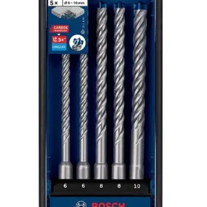 Laatste Kans Set 5 punte trapano SDS PLUS 7X Expert Bosch 2608900198 r r r r
Dettagli r r r Diametro mm 6,0 / 6,0 / 8,0 / 8,0 / 10,0 r Lunghezza utile mm 100 / 100 / 100 / 100 / 100 r Lunghezza complessiva mm 165 / 165 / 165 / 165 / 165 r r r
Caratteristiche r r r Dura fino a 3 volte più a lungo della punta Bosch SDS plus-3 r Lunga durata per la foratura del calcestruzzo armato r Bosch Carbide Technology assicura punte eccezionalmente durevoli. r Forare il calcestruzzo armato con una testa integralmente in metallo duro a 4 taglienti. r r r
EXPERT SDS PLUS-7X PER UNA LUNGA DURATA NELLA FORATURA DEL CALCESTRUZZO ARMATO r
Forare il calcestruzzo armato è un lavoro pesante che tradizionalmente mette a dura prova le punte. Le normali punte a due taglienti si incastrano nell‘armatura e alla fine si rompono. La testa integralmente in metallo duro di EXPERT SDS plus-7X presenta un design avanzato a 4 taglienti realizzati da un unico pezzo del metallo più duro Non si inceppa e non presenta punti deboli all‘impatto. r r
Ideali per praticare fori nel calcestruzzo armato, ad esempio r r r Calcestruzzo indurito r Calcestruzzo armato indurito r Pietra dura come granito e gneiss r Per i professionisti dell‘edilizia che forano regolarmente calcestruzzo e calcestruzzo armato, ad esempio per fissaggi e installazioni, la punta per martelli Bosch EXPERT SDS plus-7X offre prestazioni, affidabilità e durata senza pari. r È l‘accessorio EXPERT per definizione per martelli perforatori SDS plus. r r r r
", "sku" "09749924", "brand" { "@type" "Thing", "name" "BOSCH PROFESSIONAL" }, "offers" { "@type" "Offer", "priceCurrency" "EUR", "price" "33.00", "itemCondition" "http //schema.org/NewCondition", "availability" "http //schema.org/InStock", "url" "https //www.toolshopitalia.it/shop/punte-e-scalpelli-sds/set-5-punte-trapano-sds-plus-7x-expert-bosch-2608900198", "seller" { "@type" "Organization", "name" "ToolShop Italia - Ferramenta Online" } }
}