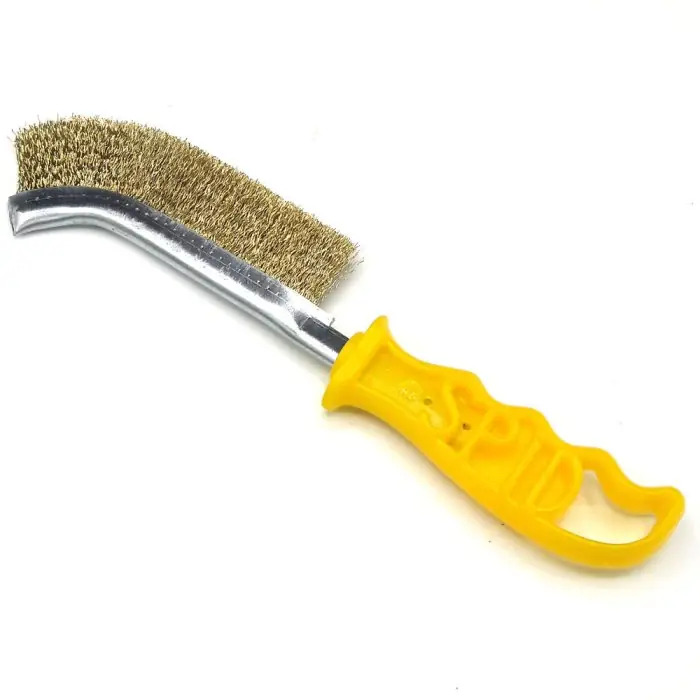 Spazzola in ottone con manico giallo SIT SPID 0012 r r r La Spid è la spazzola manuale universale, pratica, maneggevole, resistente ideata e brevettata da SIT Tecnospazzole oltre 50 anni fa. r La superficie ristretta, la particolare curvatura ed il manico ergonomico le conferiscono una maneggevolezza unica. r r r
Applicazioni r r r Ideale per rimuovere ruggine, vernice e sporco da qualsiasi superficie (pulire grill dopo averlo usato, scrostare cancelli, fare manutenzione bici e moto, ma anche applicazioni industriali!) r r
", "sku" "00380034", "brand" { "@type" "Thing", "name" "SIT Tecnospazzole" }, "offers" { "@type" "Offer", "priceCurrency" "EUR", "price" "6.10", "itemCondition" "http //schema.org/NewCondition", "availability" "http //schema.org/InStock", "url" "https //www.toolshopitalia.it/shop/spazzole-in-acciaio-e-abrasive/spazzola-in-ottone-con-manico-giallo-sit-spid-0012", "seller" { "@type" "Organization", "name" "ToolShop Italia - Ferramenta Online" } }
} Koopje