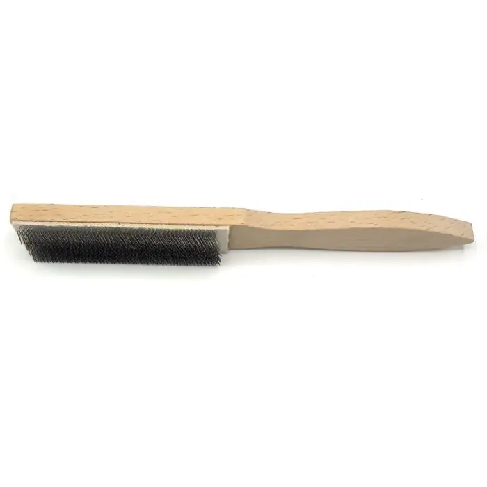 Spazzola piatta in acciaio con manico in legno r r r Spazzole a Mano piatta con struttura in legno r Lunghezza totale mm 230 r Spazzole a mano con filamento di acciaio temperato liscio e dorso in legno. r r r
Applicazioni r r r Lavori su superfici piane, per togliere ruggine, pulire saldature e per qualsiasi altro tipo di raschiatura r r
", "sku" "00446853", "brand" { "@type" "Thing", "name" "SIT Tecnospazzole" }, "offers" { "@type" "Offer", "priceCurrency" "EUR", "price" "3.30", "itemCondition" "http //schema.org/NewCondition", "availability" "http //schema.org/InStock", "url" "https //www.toolshopitalia.it/shop/spazzole-in-acciaio-e-abrasive/spazzola-piatta-in-acciaio-con-manico-in-legno", "seller" { "@type" "Organization", "name" "ToolShop Italia - Ferramenta Online" } }
} Bestel Nu