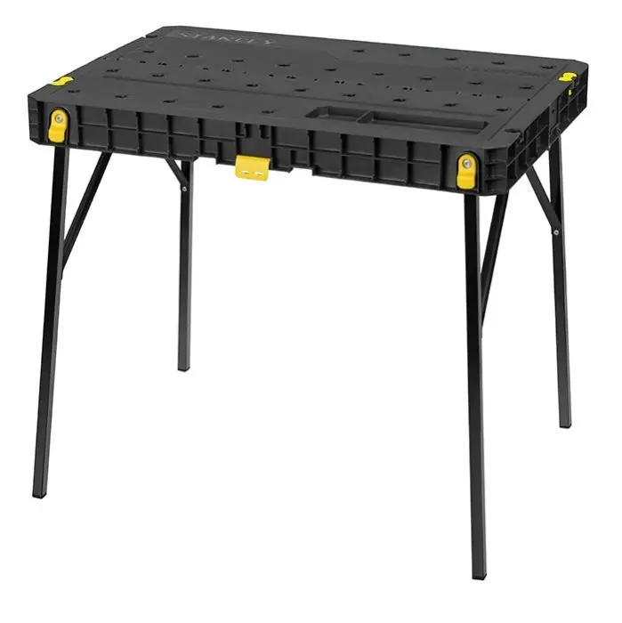 Banco da lavoro pieghevole STANLEY ESSENTIAL STST83492-1 r r r Piano in polipropilene e gambe in metallo, con una capacità di carico di kg 320, adatto anche per gli utilizzatori più esigenti. r Utilizzabile con morsetti a barra per ogni tipo di applicazione. r Piano di lavoro pieghevole, con maniglia, permette un trasporto ed uno stoccaggio agevoli. r Vaschetta porta minuteria ricavata nel piano d‘appoggio, piedini anti scivolo. r Può essere utilizzato in abbinata al cavalletto Essential in metallo, per permettere l‘appoggio ed il taglio di materiali lunghi. r E‘ possibile agganciare più banchi da lavoro per espandere la superficie di appoggio. r Dimensioni aperto 80x61x73,6 / chiuso 85x30x16 cm r r
", "sku" "09774681", "brand" { "@type" "Thing", "name" "STANLEY" }, "aggregateRating" { "@type" "AggregateRating", "ratingValue" "5.00", "reviewCount" "1" }, "offers" { "@type" "Offer", "priceCurrency" "EUR", "price" "98.30", "itemCondition" "http //schema.org/NewCondition", "availability" "http //schema.org/InStock", "url" "https //www.toolshopitalia.it/shop/banchi-lavoro-e-carrelli-portautensili/banco-da-lavoro-pieghevole-stanley-essential-stst83492-1", "seller" { "@type" "Organization", "name" "ToolShop Italia - Ferramenta Online" } }
} Tijdelijk Beschikbaar