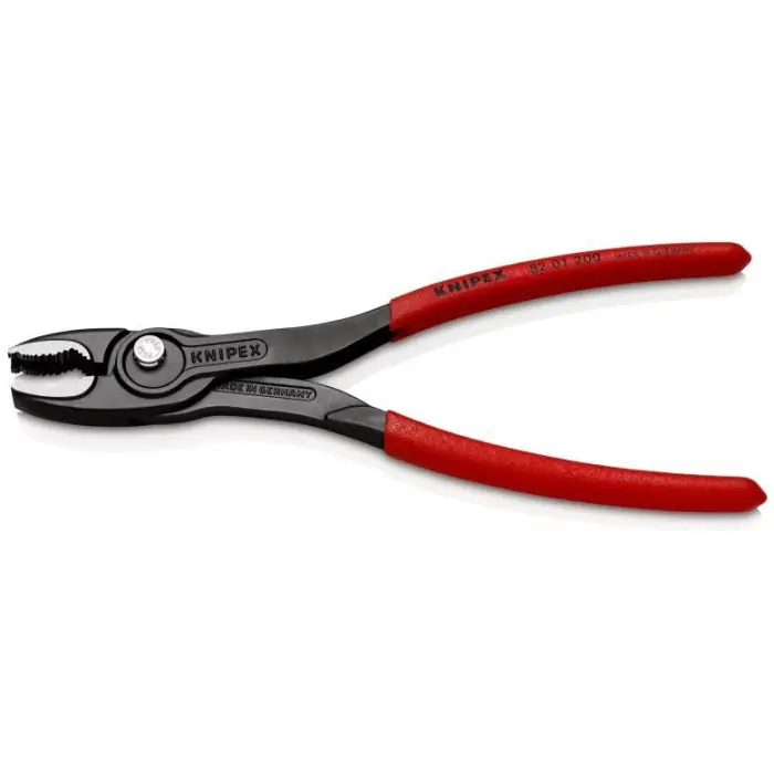 Nu Kopen Pinza regolabile a presa frontale 82 01 200 KNIPEX TwinGrip r r r Combinazione unica funzione di impugnatura frontale e laterale, cerniera passante, regolazione mediante pulsante r Pinza molto sottile consente di lavorare anche in spazi ristretti, con zona di rotazione di dimensioni ridotte per avvitature veloci r Potente ganascia anteriore con denti robusti e trasmissione di forza elevata sulla punta della ganascia r Ottima capacità di presa frontale e laterale per diametri e aperture di 4-22 mm r Presa affidabile e frontale di pezzi piatti grazie al sistema di contatto a tre punti r Presa, serraggio e allentamento di viti con teste e azionamenti usurati r Cerniera a scorrimento a cinque vie con regolazione mediante pulsante per una regolazione precisa della capacità di presa r Il fermo di contrasto riduce il rischio di schiacciamento delle dita r Durevole e resistente grazie al robusto giunto passante r Forgiato in acciaio elettrico al cromo vanadio, temprato a olio, denti ulteriormente temprati a induzione a ca. 61 HRC r r r
CARATTERITICHE r r r Esecuzione bonderizzata nera r Testa pulita r Manici rivestiti in resina sintetica antiscivolo r Peso 270 g r Dimensioni 200 x 46 x 15 mm r Regolazioni 5 r Capacità per tubi (diametro) Ø 5 /32 – 7 /8 Pollici r Capacità per tubi (diametro) Ø 4 – 22 mm r Per dadi apertura 4 – 22 mm r Per dadi apertura 5 /32 – 7 /8 Pollici r r
", "sku" "09769519", "brand" { "@type" "Thing", "name" "KNIPEX" }, "offers" { "@type" "Offer", "priceCurrency" "EUR", "price" "34.50", "itemCondition" "http //schema.org/NewCondition", "availability" "http //schema.org/InStock", "url" "https //www.toolshopitalia.it/shop/pinze-tronchesi-strettoi/pinza-regolabile-a-presa-frontale-twingrip-knipex-8201200", "seller" { "@type" "Organization", "name" "ToolShop Italia - Ferramenta Online" } }
}