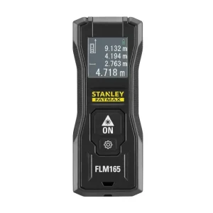 Actieprijs Misuratore metro laser distanziometro STANLEY FLM165 (50 metri) r r r Portata da 20 cm a 50 mt r Precisione tipica ± 1,5mm a 10m. r Funzioni distanza, misurazione continua, calcolo area e volume, addizione e sottrazione, Pitagora. r Schermo LCD nero con scritte in bianco, migliore visibilità anche in condizioni di forte illuminazione. r Autospegnimento dopo 90 secondi. r Diodo rosso 630-680 nm. r Batteria interna a Litio, fornito con cavetto USB per ricarica. r Facilità d‘uso operatività a due bottoni. r Rivestimento in gomma, indice di protezione IP40. r r
", "sku" "09774728", "brand" { "@type" "Thing", "name" "STANLEY" }, "offers" { "@type" "Offer", "priceCurrency" "EUR", "price" "108.50", "itemCondition" "http //schema.org/NewCondition", "availability" "http //schema.org/InStock", "url" "https //www.toolshopitalia.it/shop/strumenti-di-misura/misuratore-metro-laser-distanziometro-stanley-flm165-50-metri", "seller" { "@type" "Organization", "name" "ToolShop Italia - Ferramenta Online" } }
}